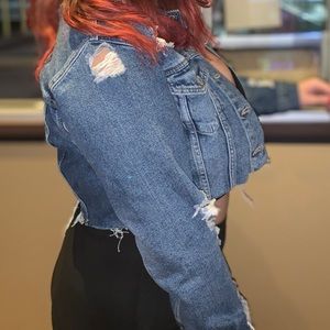 Cropped Jean Jacket